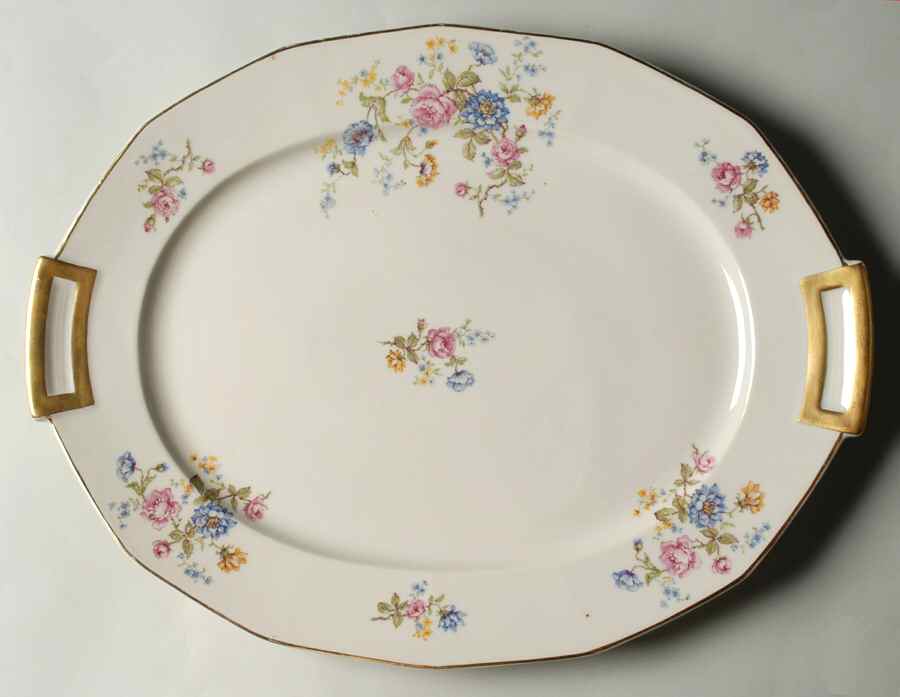 Rosario 16" Oval Serving Platter by Charles Field Haviland-1