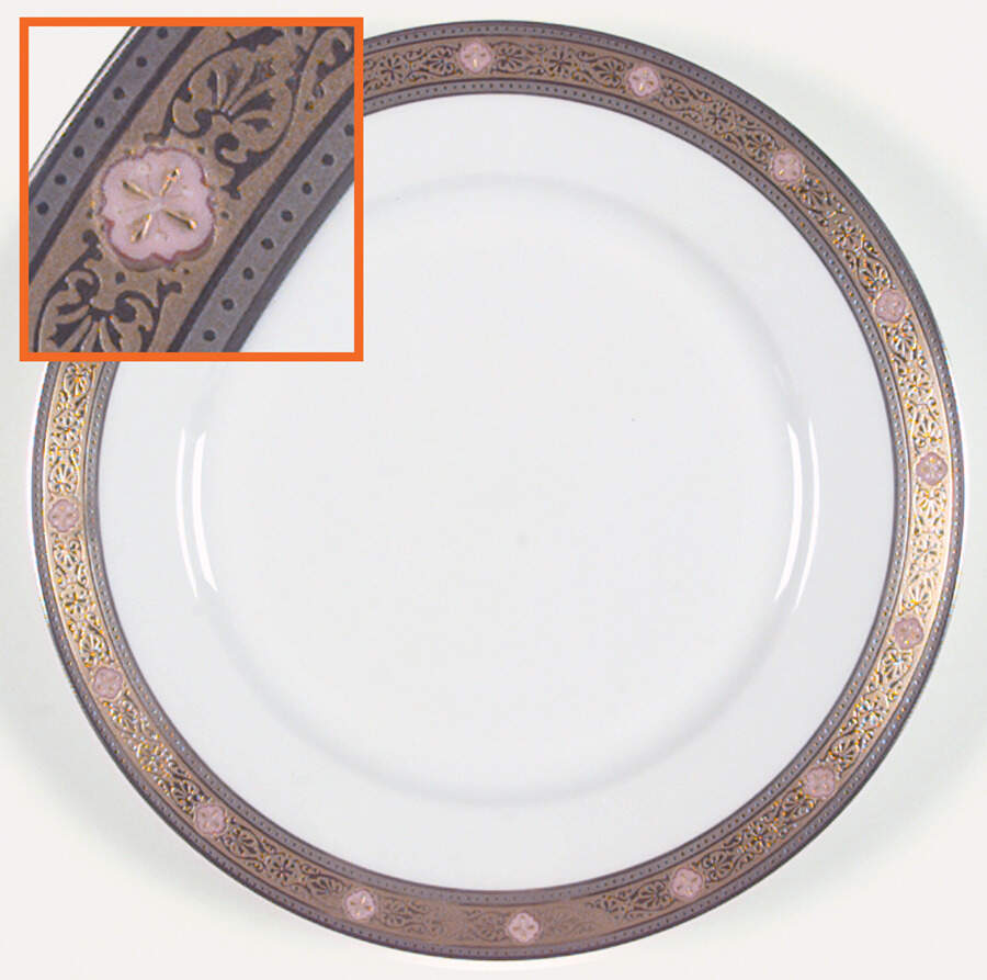 Les Rubis Dinner Plate by Charles Field Haviland-1