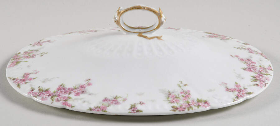 Schleiger 1289 Lid for Oval Vegetable by Charles Field Haviland-1