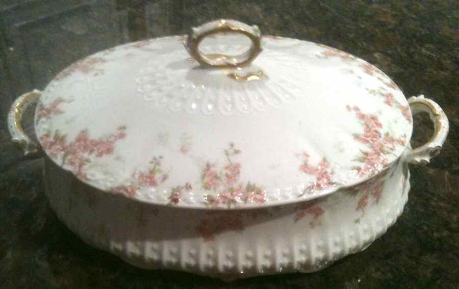 Schleiger 1289 Round Covered Vegetable by Charles Field Haviland-1