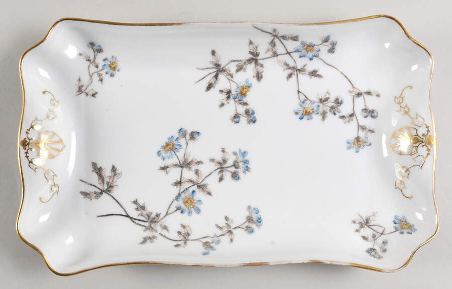 Schleiger 1311 13" Rectangular Serving Platter by Charles Field Haviland-1