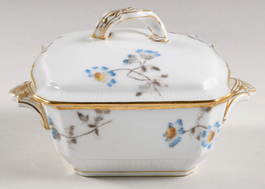 Schleiger 1311 Square Covered Butter by Charles Field Haviland-1