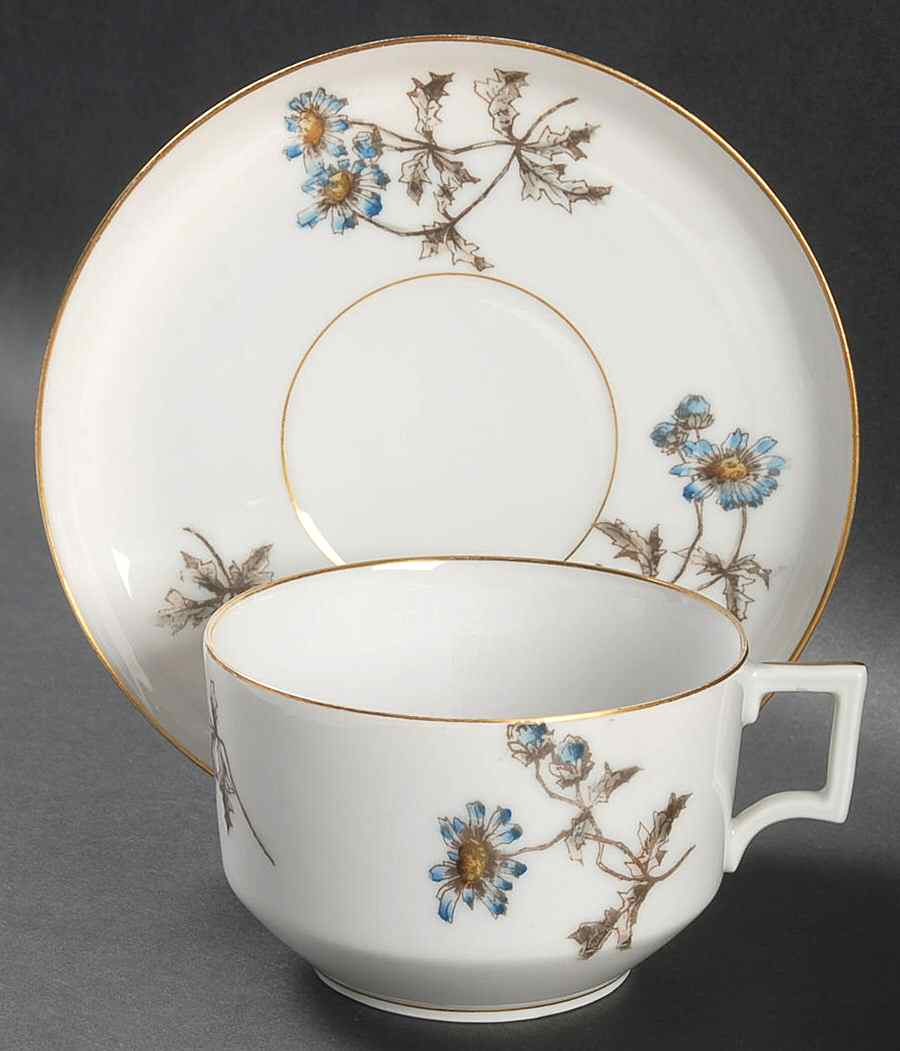 Schleiger 1311 Oversized Cup & Saucer Set by Charles Field Haviland-1