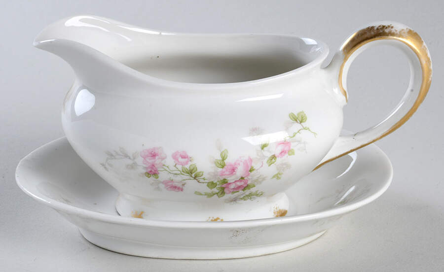 Schleiger 1314 Individual Gravy Boat & Plate by Charles Field Haviland-1