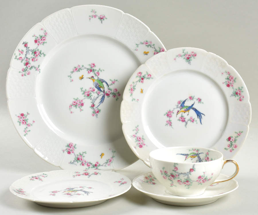 Schleiger 1328 5 Piece Place Setting by Charles Field Haviland-1
