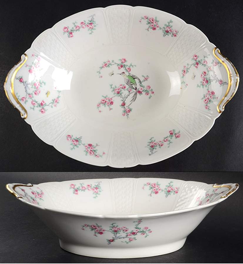 Schleiger 1328 10" Oval Vegetable Bowl by Charles Field Haviland-1