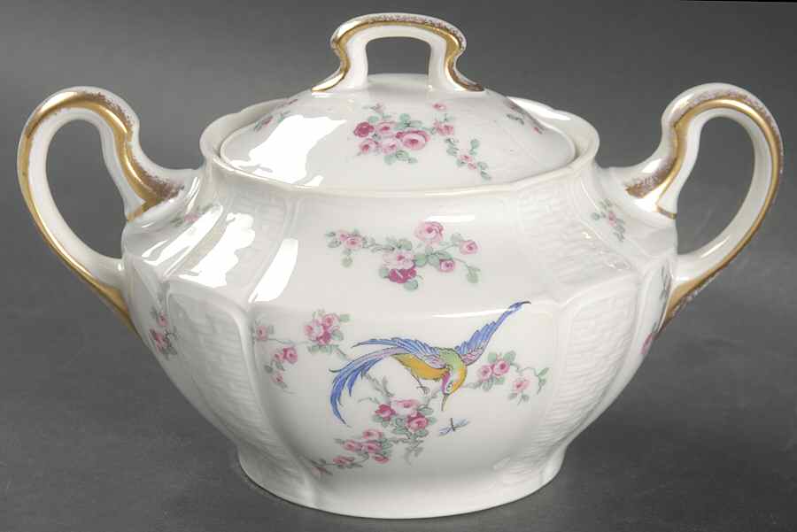 Schleiger 1328 Sugar Bowl & Lid by Charles Field Haviland-1