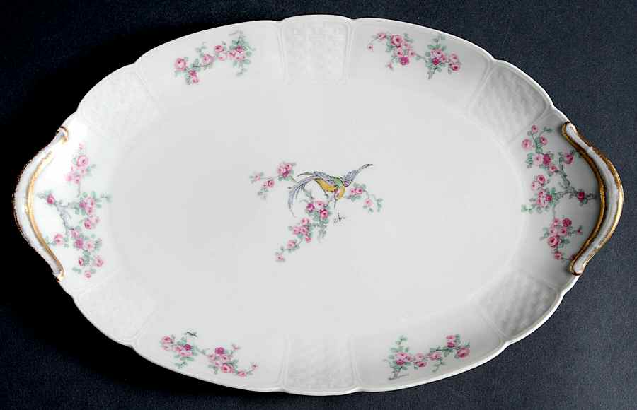 Schleiger 1328 12" Oval Serving Platter by Charles Field Haviland-1