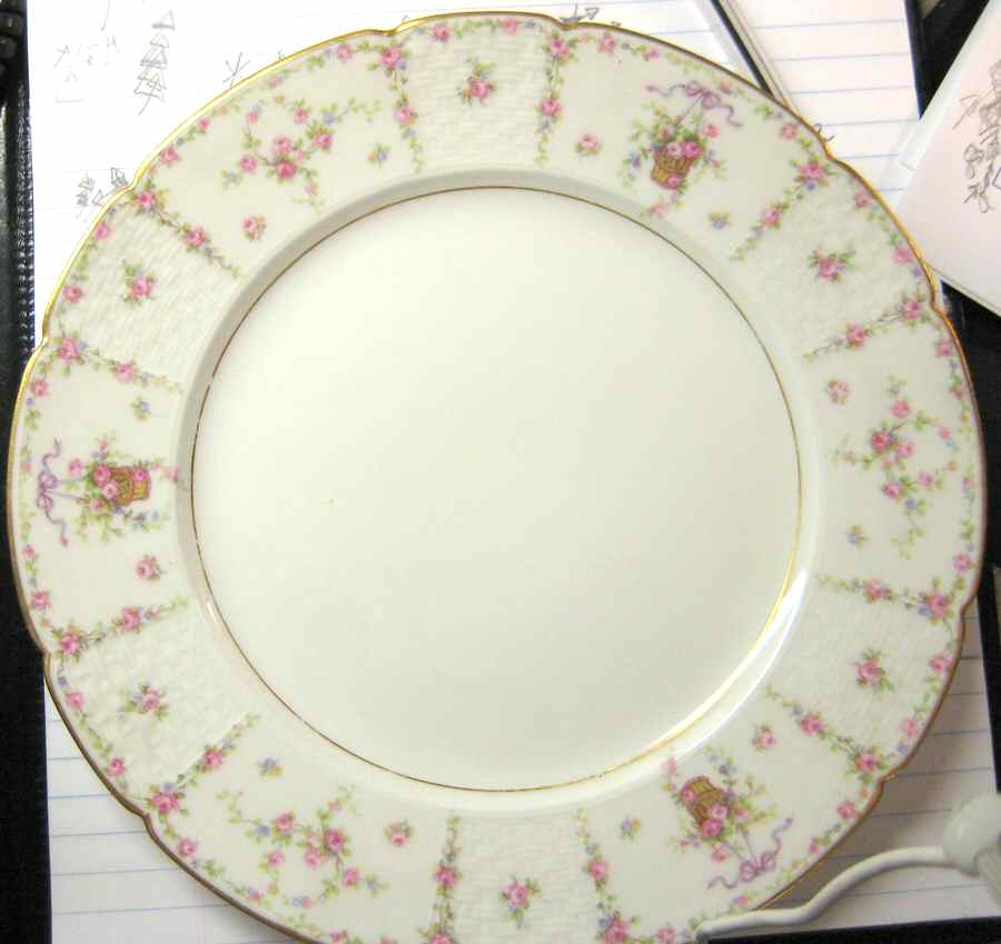 Schleiger 1337 Dinner Plate by Charles Field Haviland-1