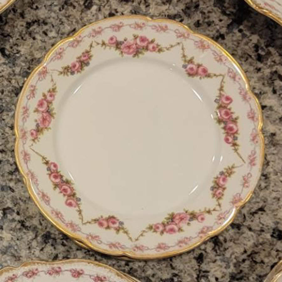 Schleiger 1339 Bread & Butter Plate by Charles Field Haviland-1