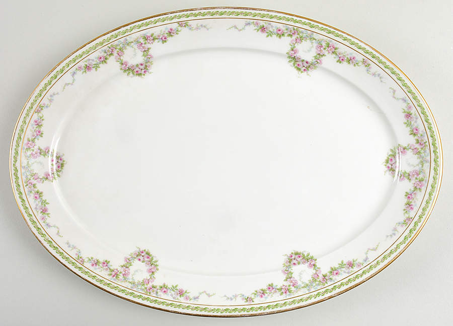 Schleiger 1341 15" Oval Serving Platter by Charles Field Haviland-1