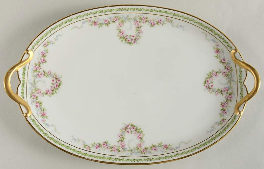 Schleiger 1341 12" Oval Serving Platter by Charles Field Haviland-1