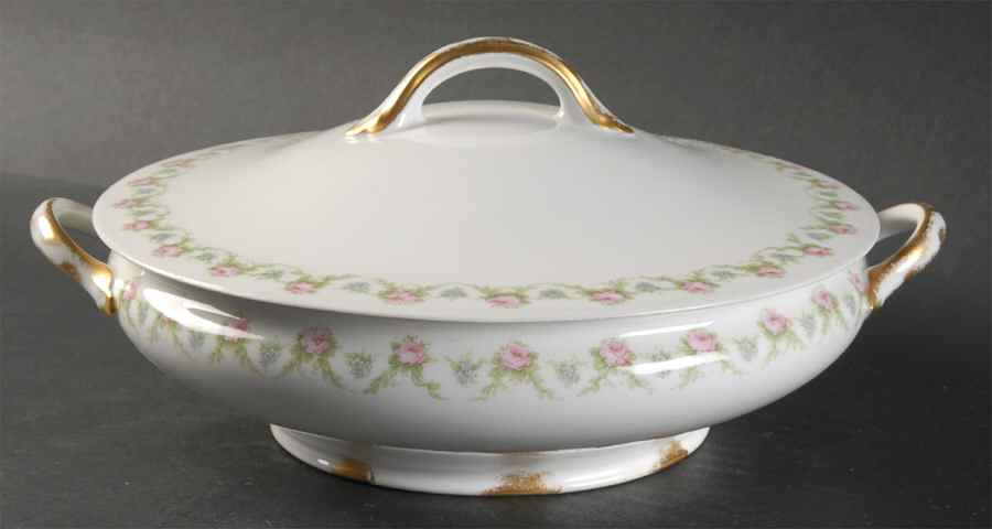 Schleiger 1348 Round Covered Vegetable by Charles Field Haviland-1