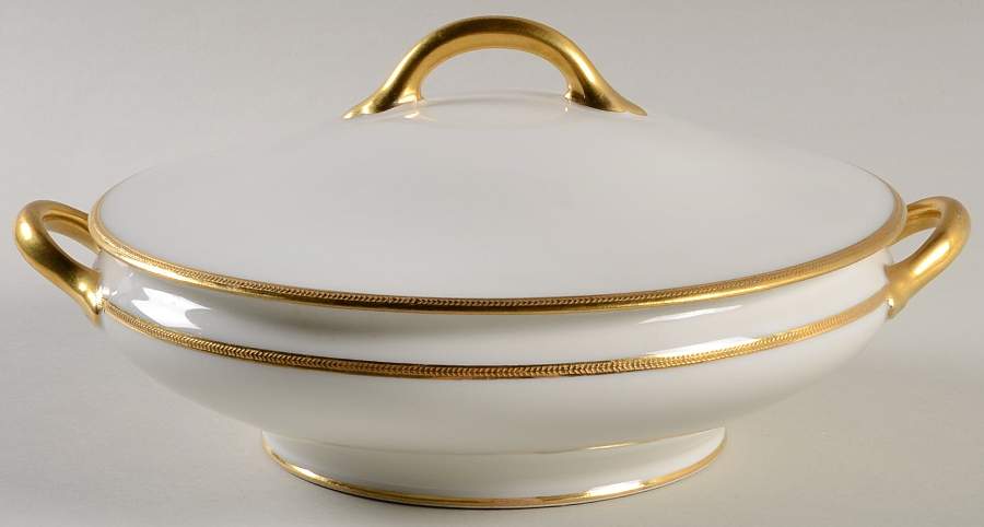 Schleiger 1353 Round Covered Vegetable by Charles Field Haviland-1
