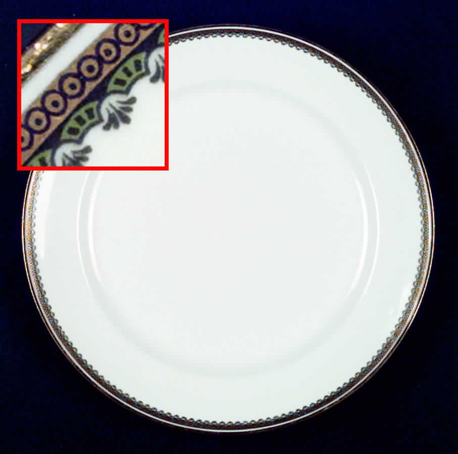 Schleiger 1354 Dinner Plate by Charles Field Haviland-1