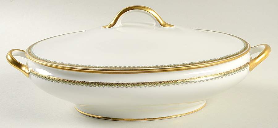 Schleiger 1354 Oval Covered Vegetable by Charles Field Haviland-1