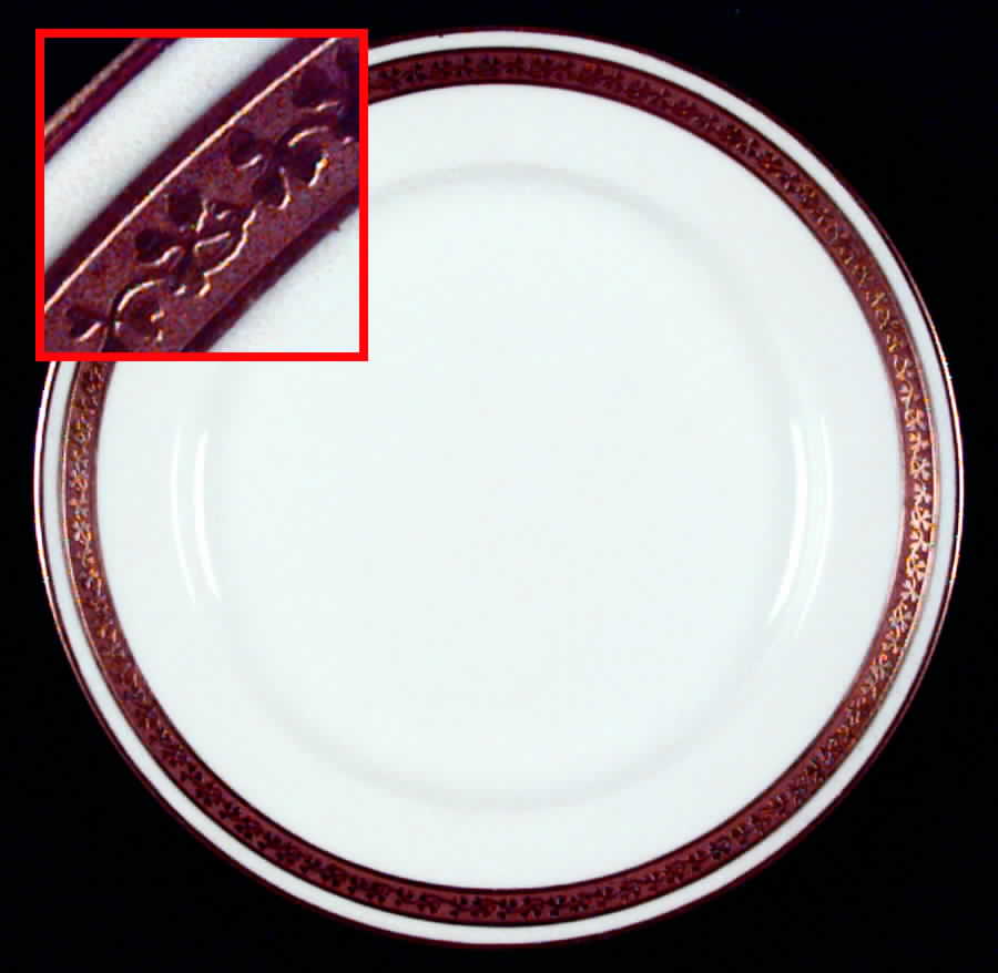 Schleiger 1358 Bread & Butter Plate by Charles Field Haviland-1