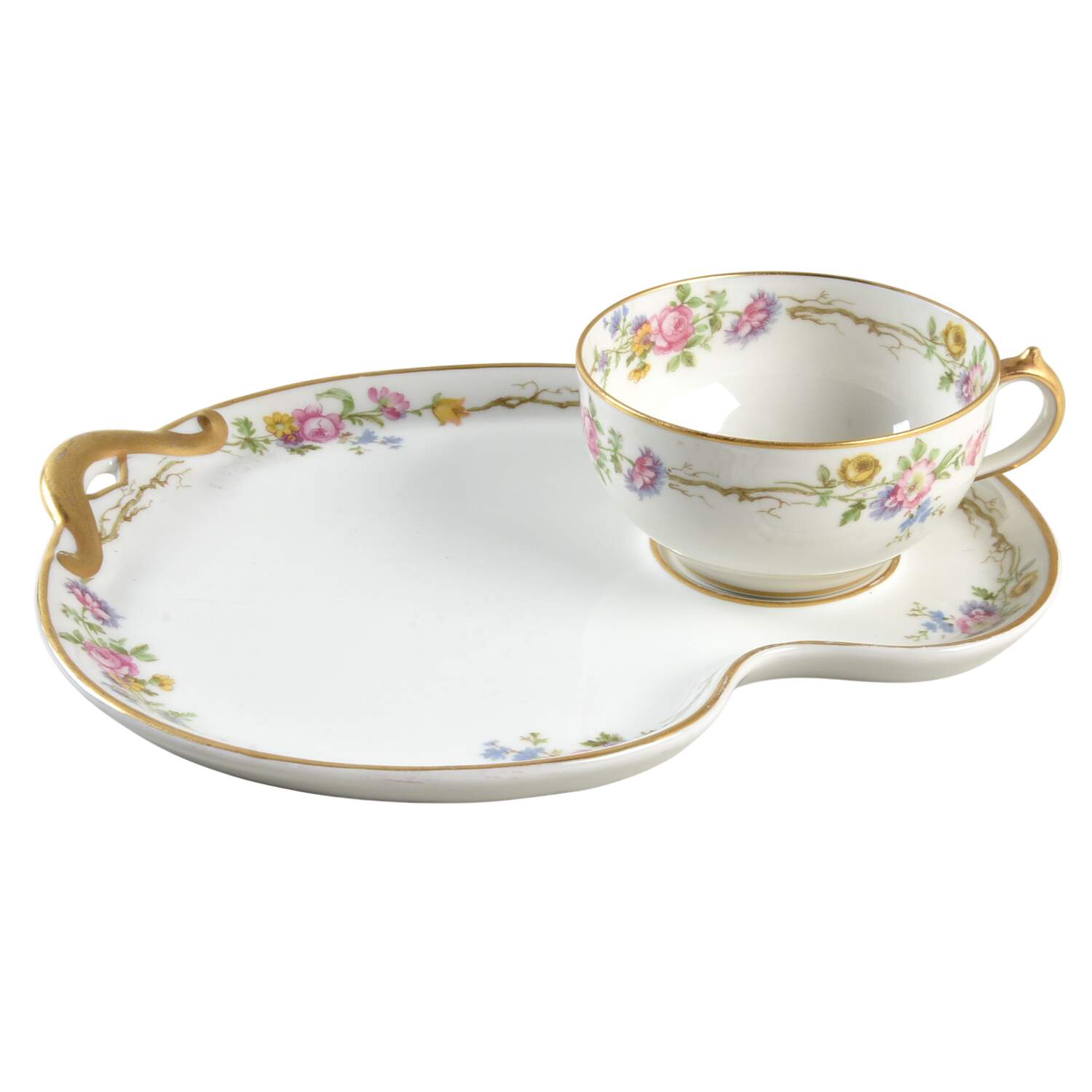 Schleiger 190 Snack Plate & Cup Set by Charles Field Haviland-1