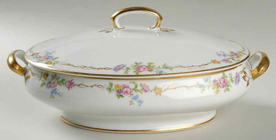 Schleiger 190 Oval Covered Vegetable by Charles Field Haviland-1