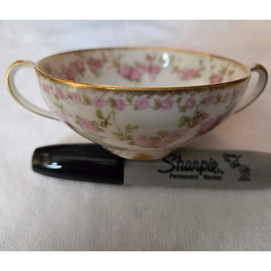 Schleiger 195G (Center Design) Cream Soup Bowl by Charles Field Haviland-1
