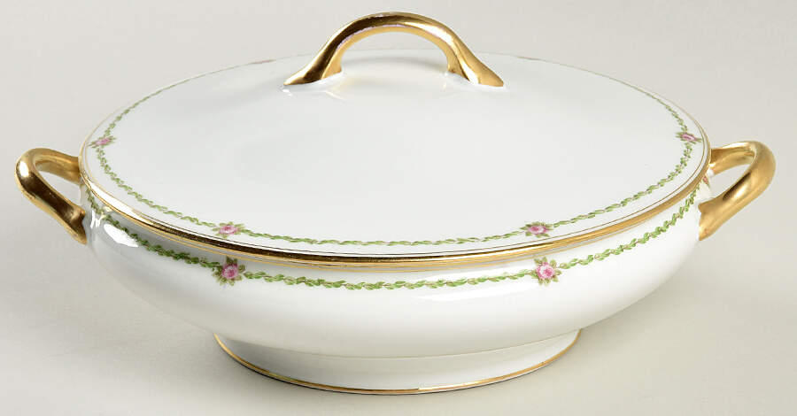 Schleiger 201 Round Covered Vegetable by Charles Field Haviland-1
