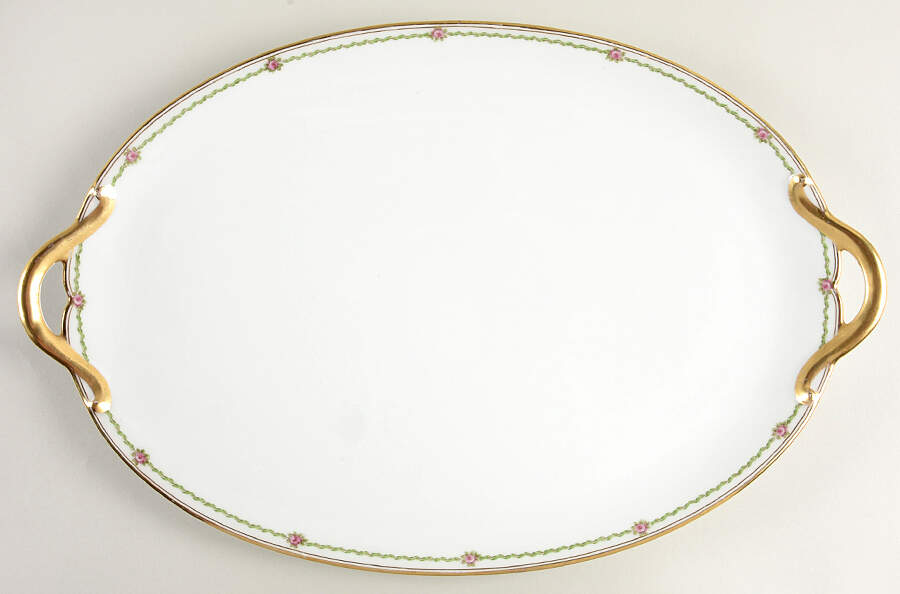 Schleiger 201 17" Oval Serving Platter by Charles Field Haviland-1