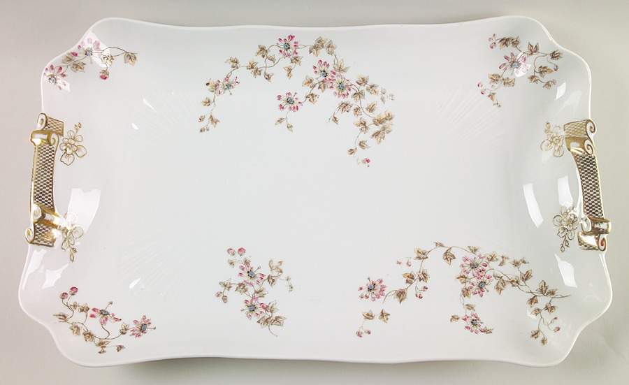 Schleiger 373 18" Rectangular Serving Platter by Charles Field Haviland-1