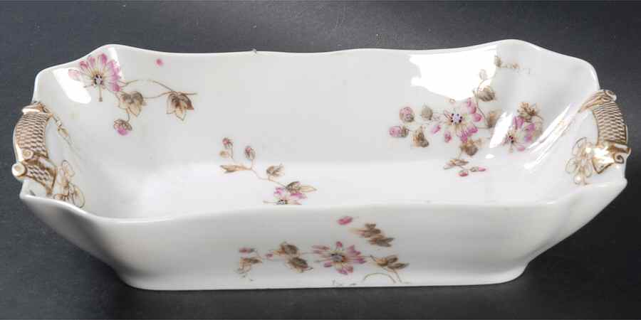 Schleiger 373 10" Rectangular Vegetable Bowl by Charles Field Haviland-1