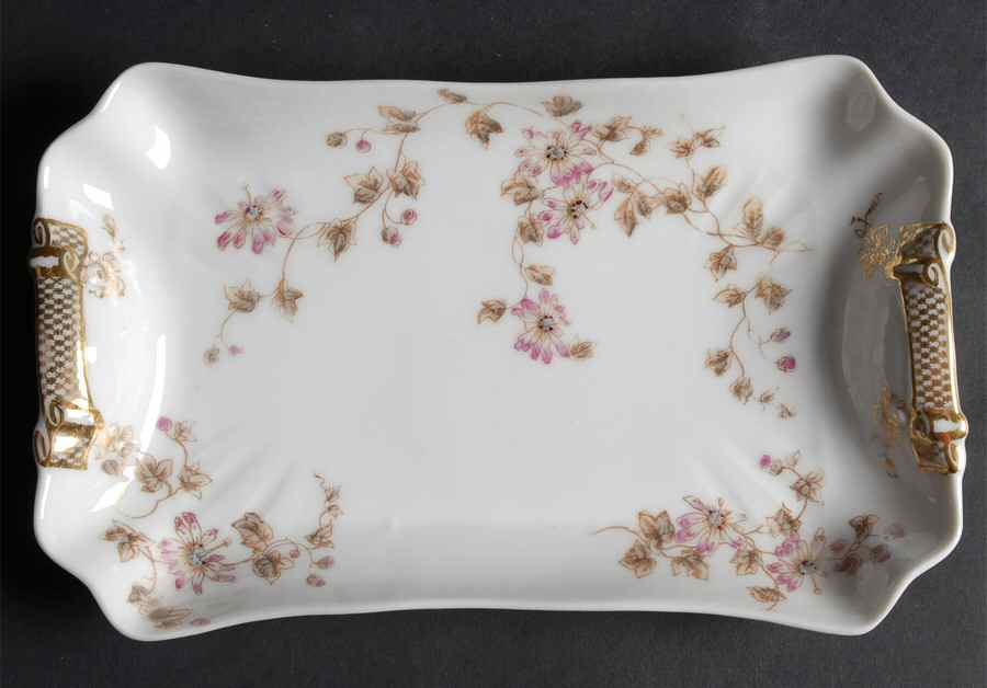 Schleiger 373 10" Rectangular Serving Platter by Charles Field Haviland-1
