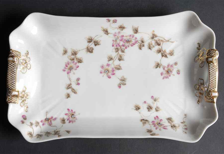 Schleiger 373 11" Rectangular Serving Platter by Charles Field Haviland-1