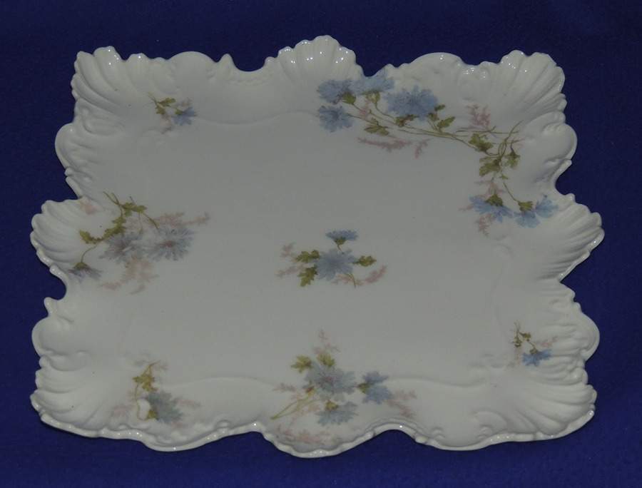 Schleiger 378E Square Cake Plate by Charles Field Haviland-1