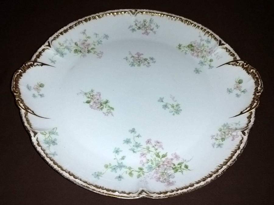 Schleiger 381 Handled Cake Plate by Charles Field Haviland-1