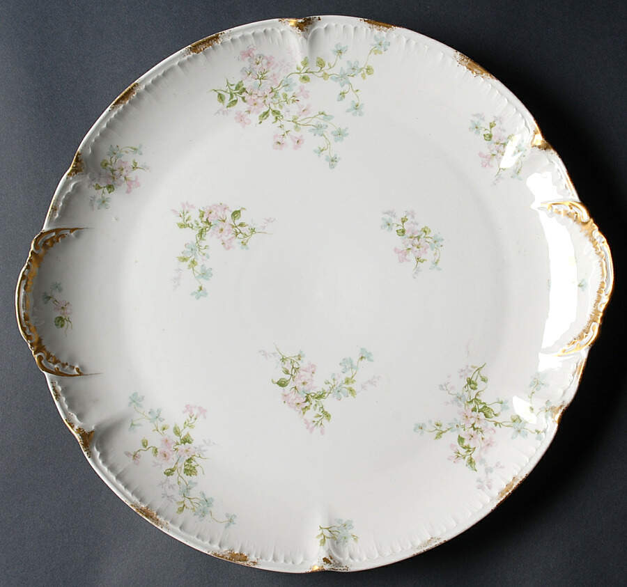 Schleiger 381a Handled Cake Plate by Charles Field Haviland-1
