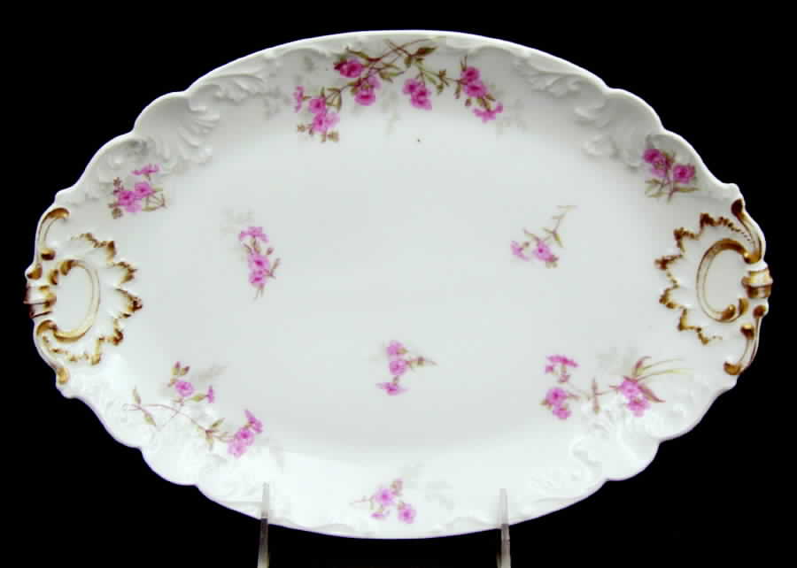 Schleiger 382 11" Oval Serving Platter by Charles Field Haviland-1