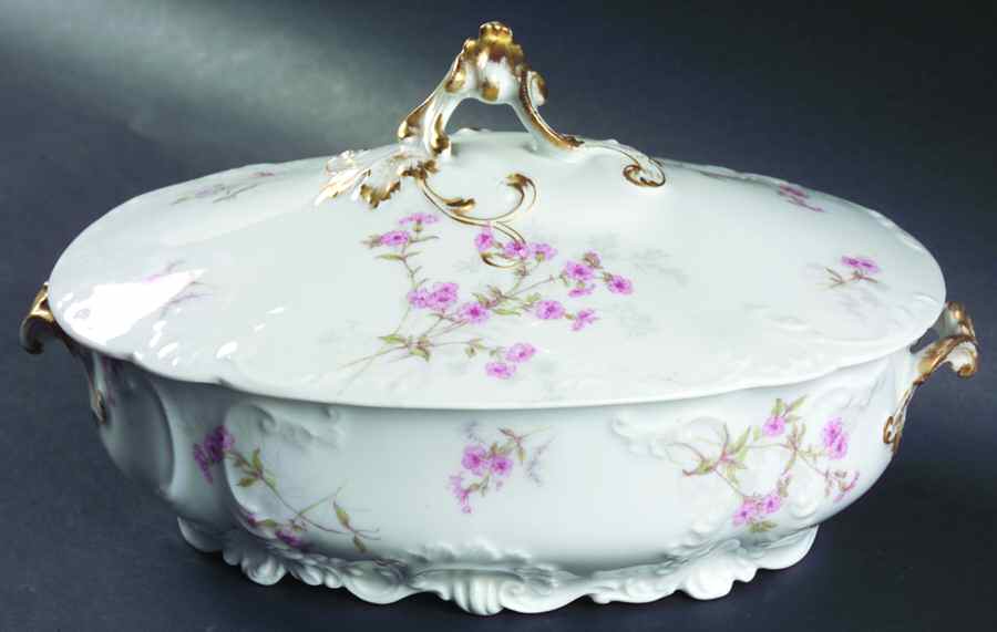 Schleiger 382 Oval Covered Vegetable by Charles Field Haviland-1