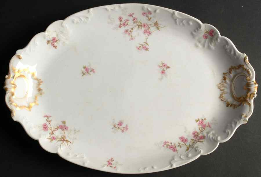 Schleiger 382 15" Oval Serving Platter by Charles Field Haviland-1