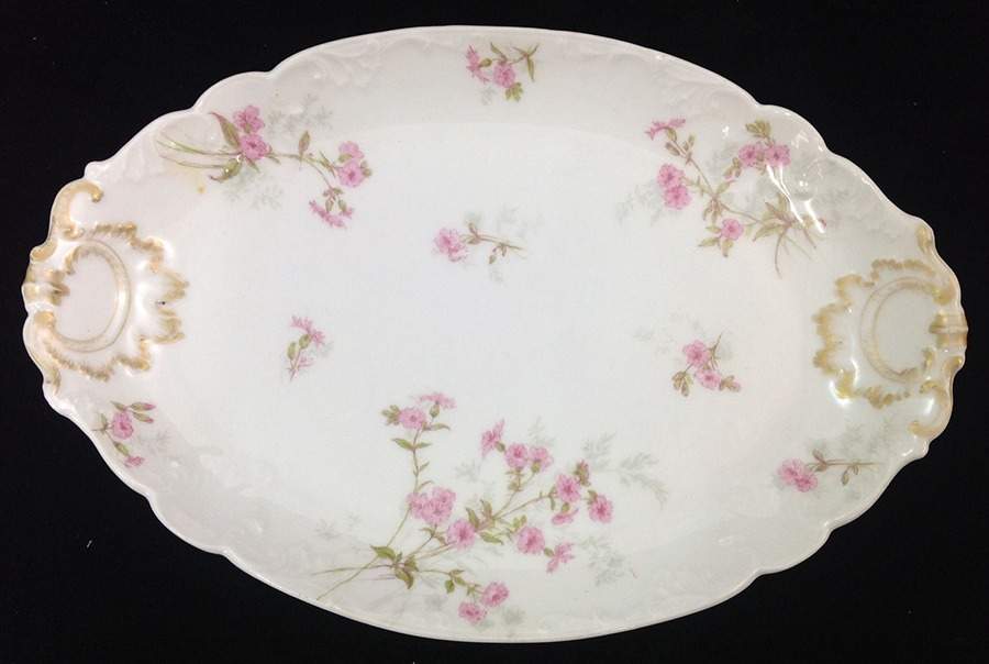 Schleiger 382 10" Oval Serving Platter by Charles Field Haviland-1