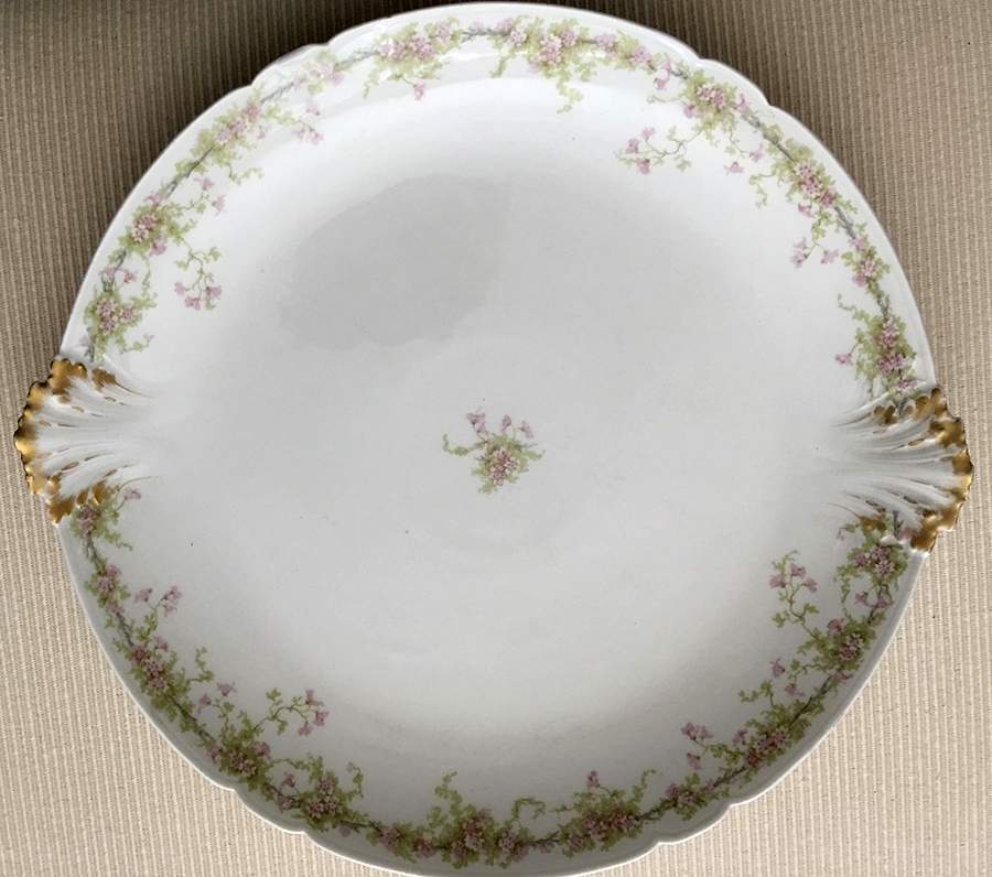 Schleiger 389 Handled Cake Plate by Charles Field Haviland-1