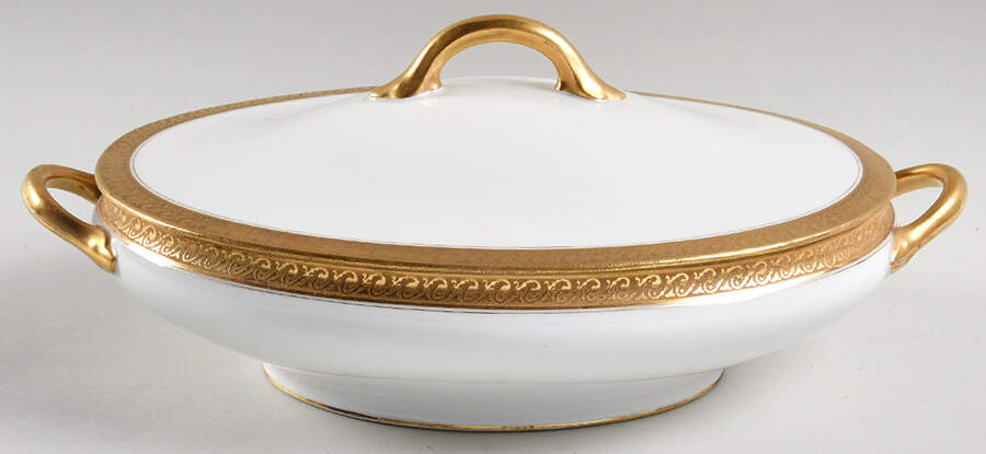 Schleiger 404 Oval Covered Vegetable by Charles Field Haviland-1