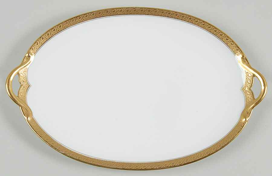 Schleiger 404 12" Oval Serving Platter by Charles Field Haviland-1