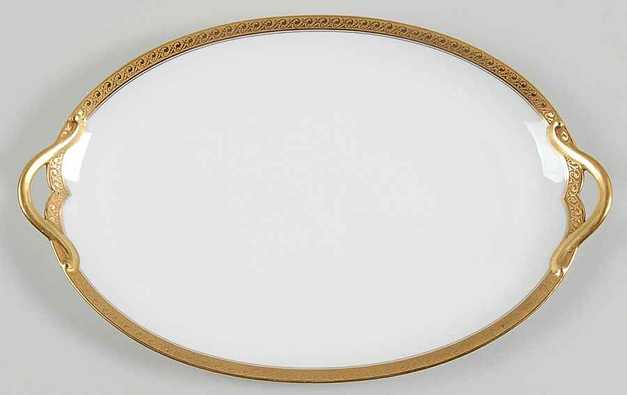 Schleiger 404 14" Oval Serving Platter by Charles Field Haviland-1