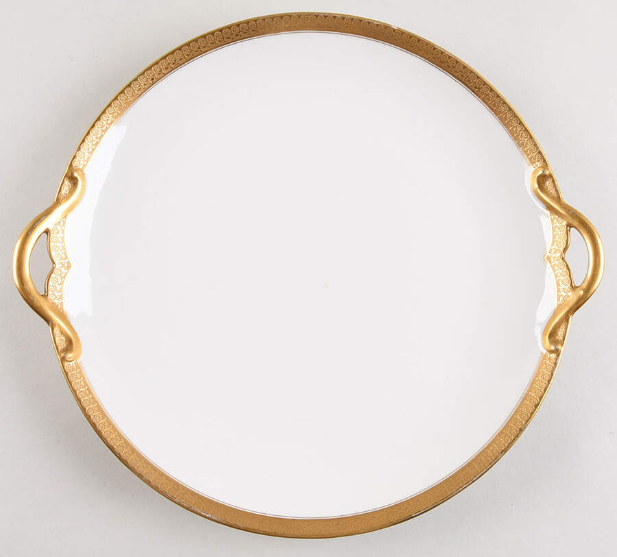 Schleiger 405 Handled Cake Plate by Charles Field Haviland-1