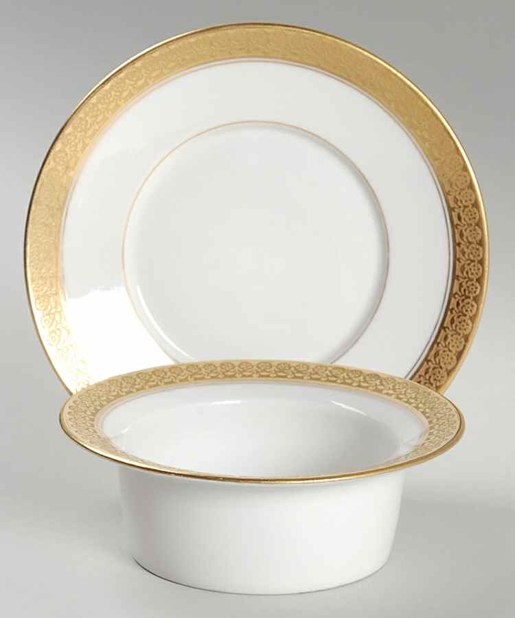 Schleiger 405 Ramekin & Saucer Set by Charles Field Haviland-1