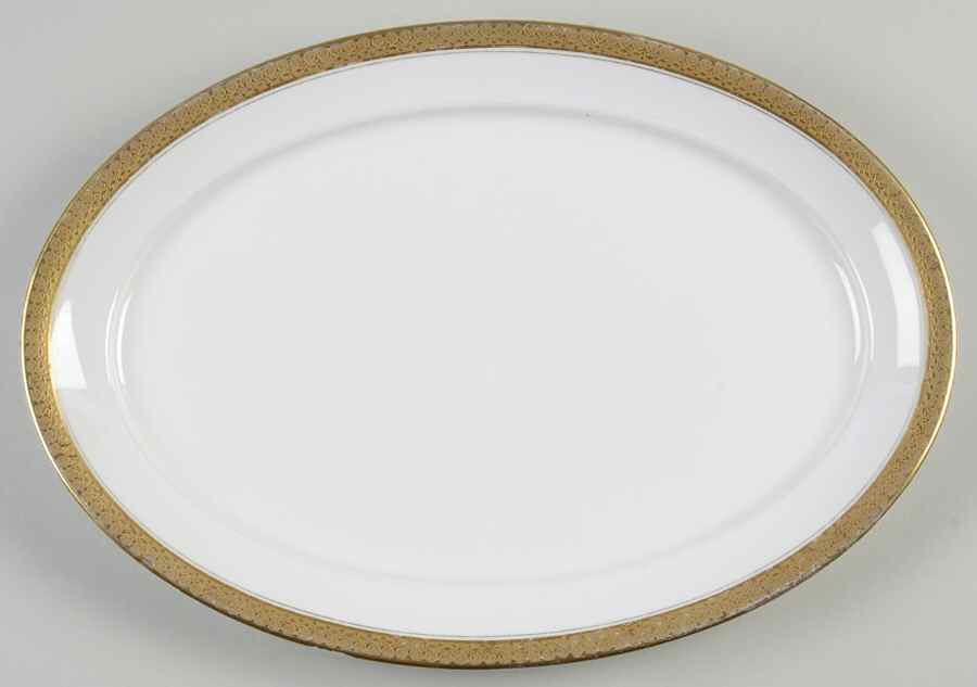 Schleiger 405 13" Oval Serving Platter by Charles Field Haviland-1