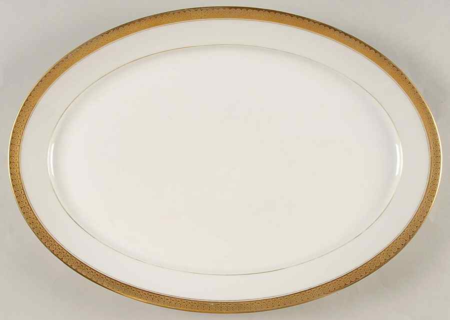 Schleiger 405 15" Oval Serving Platter by Charles Field Haviland-1