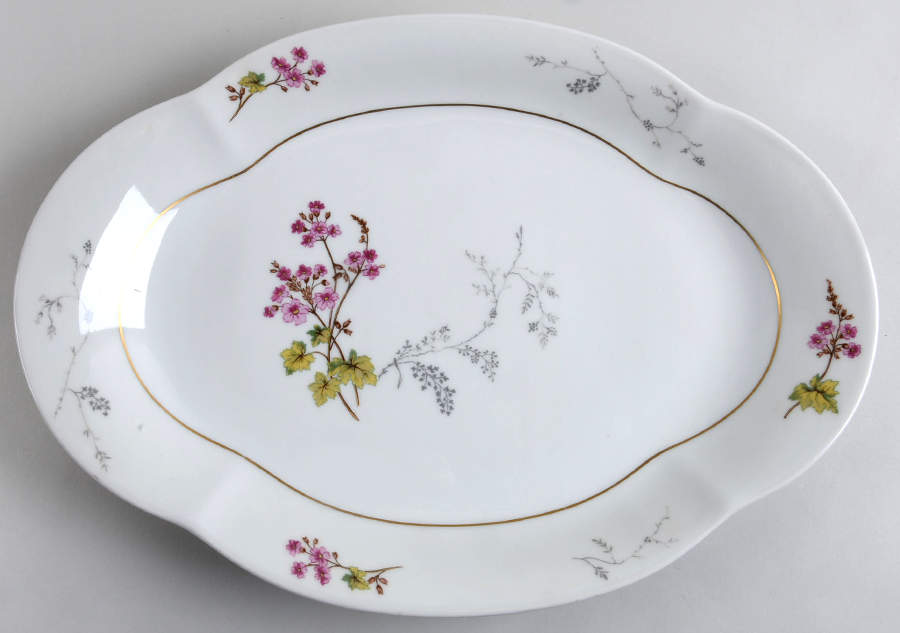 Spring Blossom 16" Oval Serving Platter by Charles Field Haviland-1