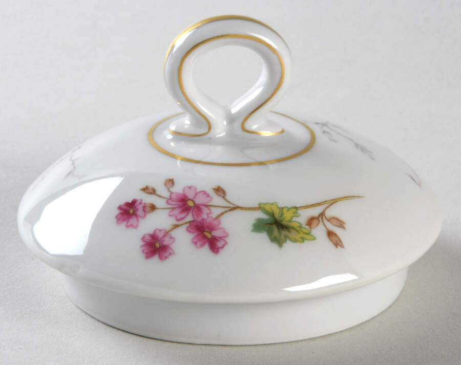 Spring Blossom Lid for Oversize Sugar Bowl by Charles Field Haviland-1