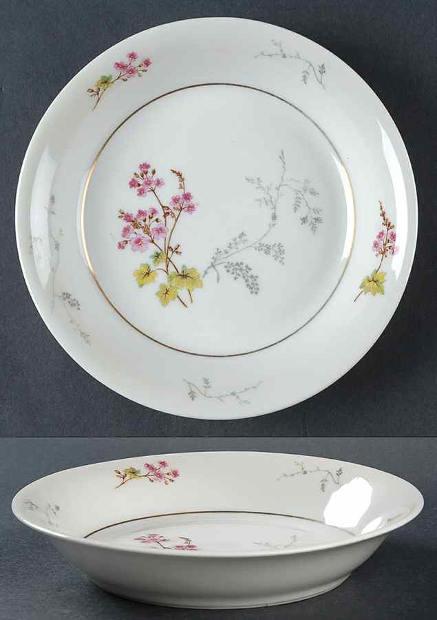 Spring Blossom Coupe Soup Bowl by Charles Field Haviland-1
