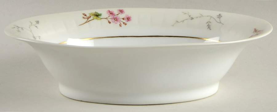 Spring Blossom 9" Oval Vegetable Bowl by Charles Field Haviland-1