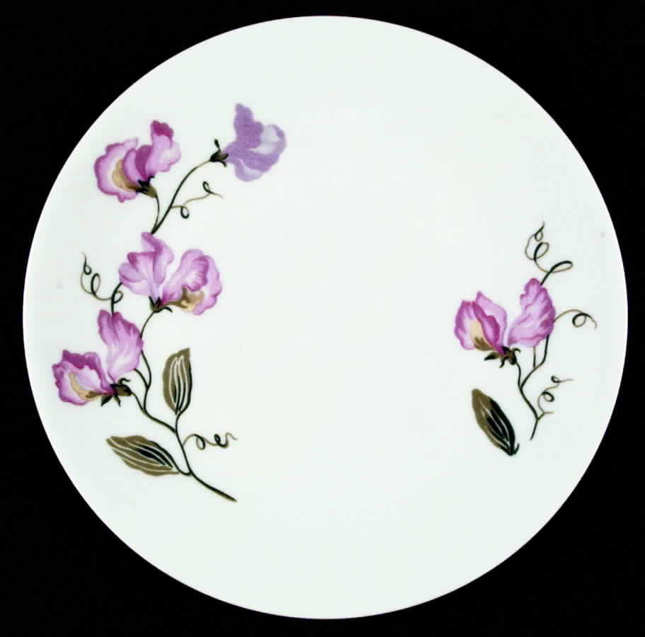 Sweet Peas Dinner Plate by Charles Field Haviland-1